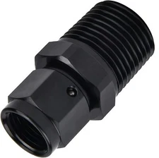 6AN Female to 1/2 NPT Male Straight Swivel Adapter Fitting Aluminum US