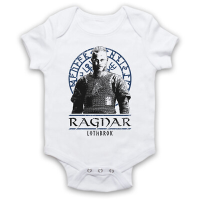 WIKINGER RAGNAR LOTHBROK KÖNIG NORDISCHE SAGA GESCHICHTE TV BABY WACHSEN BABYANZUG GESCHENK