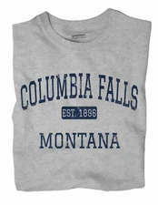 Columbia Falls Montana MT T-Shirt EST