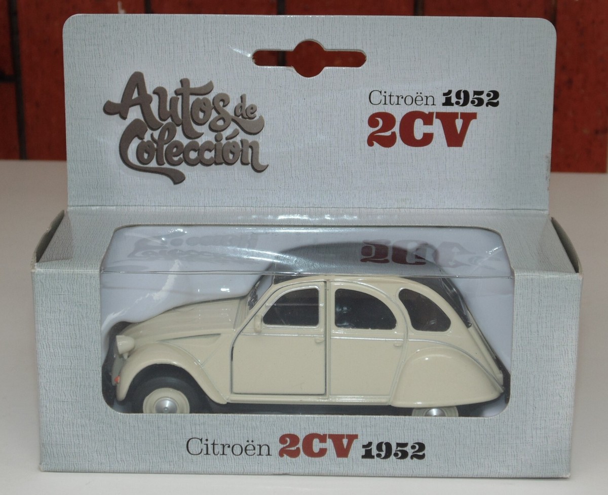 CITROEN 2CV 1952 DIECAST 1:34:39 AUTOS DE COLECCION COLOMBIA