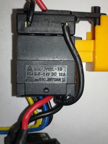 Interruttore trigger 1pz MOD JV02L-3B 9.6-24VDC 12A 5E4 - Foto 1 di 20
