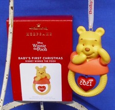 Hallmark Porcelain Ornament Baby's First Christmas 2021 Disney Winnie the Pooh