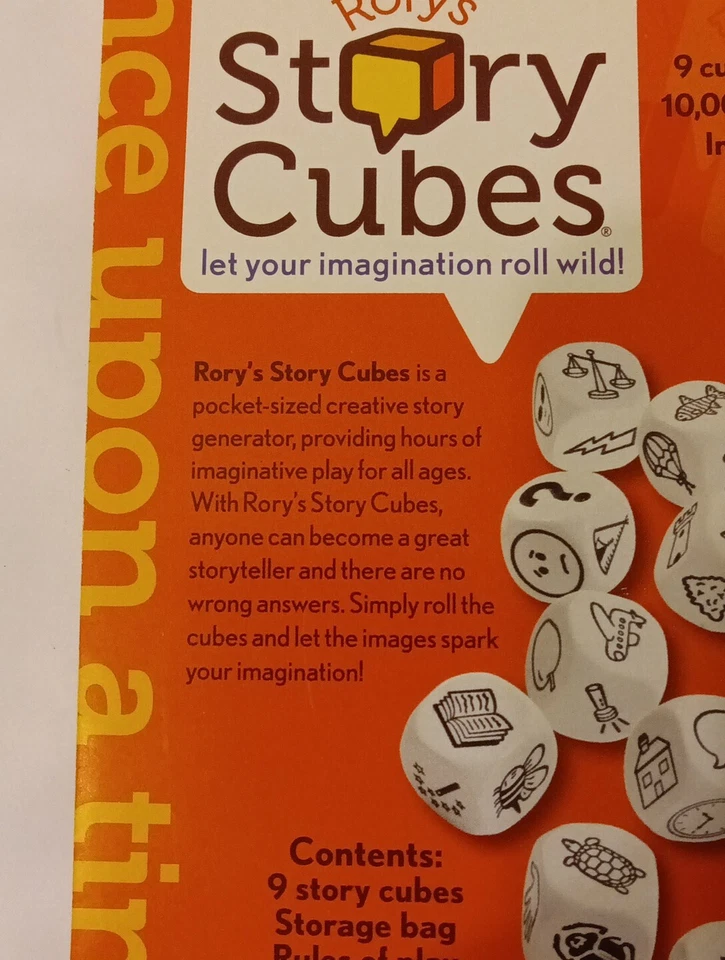 Rory’s Story Cubes - Original - 9 Cubes, 54 Images, Storage Bag Orange - Image 3 of 3