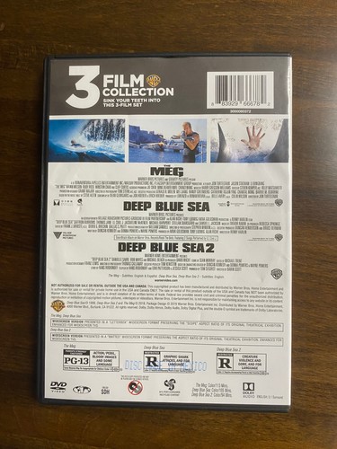 The Meg/Deep Blue Sea/Deep Blue Sea 2 (DVD) - Picture 2 of 2