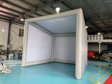 Luftdichtes PVC tragbares aufblasbares Golfsimulator Gehäuse mit Bildschirm & Pumpe