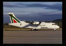 Aviation Airplane Airline postcard J.J. #292 Avianova ATR42 Zurich