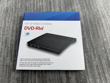 Slim External CD DVD RW Drive USB 3.0 Writer Burner Player Black For Laptop PC