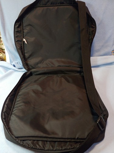 Retired Stampin' Up! Black Canvas Cross Body Bag Tote & ID Luggage Tag - Picture 4 of 10