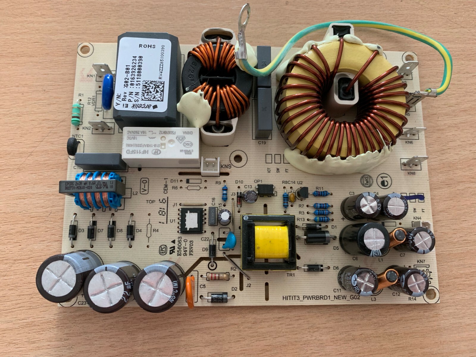 Beko HQI64501FHT Induction Hob Power Supply Motherboard eBay