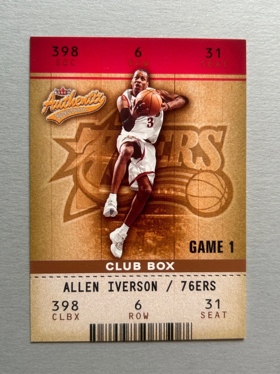 2002-03 Fleer Authentix - Allen Iverson #56 for sale | eBay
