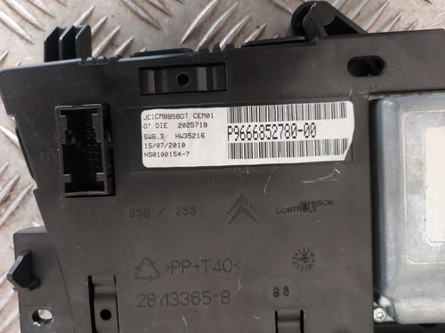 Bloc Compteur - CITROEN C4 PICASSO I (1) 1.6L HDI 110CV - Réf : 9666852780 - Picture 4 of 5