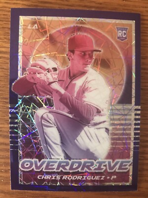 2021 Panini Chronicles Blue Velocity Prizm RC Overdrive Chris Rodriguez Angels