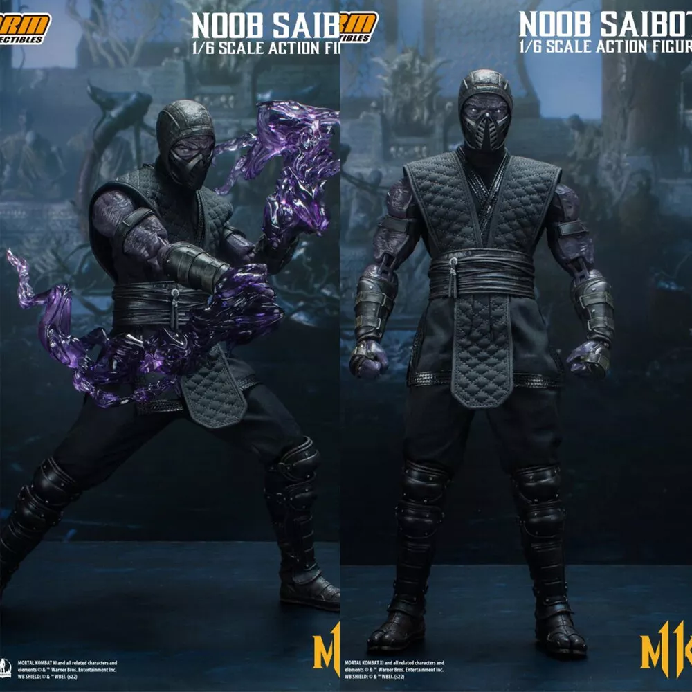 Storm Toys DCMK12 1/6 Mortal Kombat NOOB SAIBOT 12 Male Action Figure  Model Toy