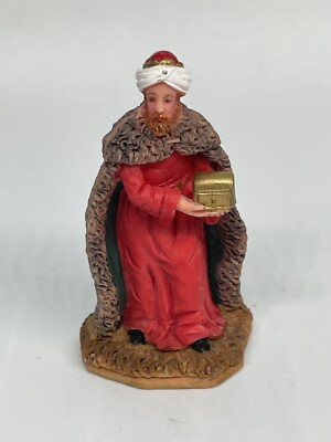 LEMAX Christmas Nativity 3.5'' Wise Man Figurine Resin Vintage