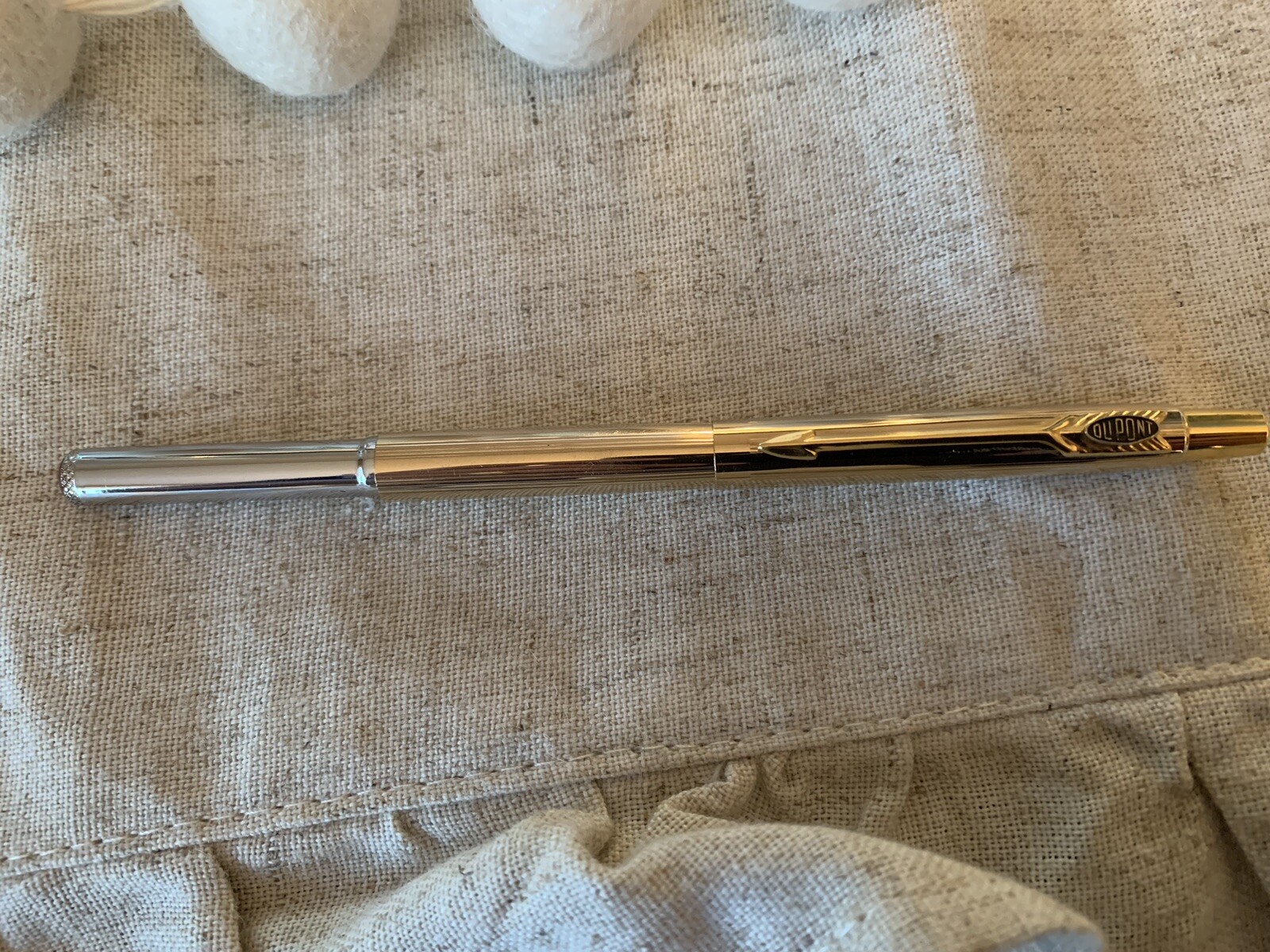 Parker Gold Tone "DUPONT" Twist Pencil with Eraser, Advertising or Employee Gift