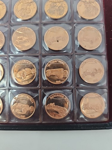 ALEMANIA COCHE ANTIGUO - JUEGO DE MONEDAS ANTIGUAS FICHAS DE DISTRIBUIDOR DE SELLOS 1867-1989 - 63 MONEDAS - Imagen 6 de 14