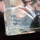 J. Drake Exenas Lead Crystal Glass Paperweight Signed Sweden 2-05-1966 Nude Man — photo 10