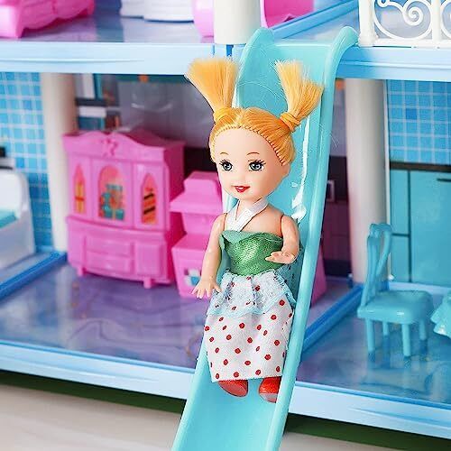 Big Doll House for Kids Ages 3 4 5 6 7 8, 3-Story 9 Rooms Princess Dream Hous... - Picture 4 of 7