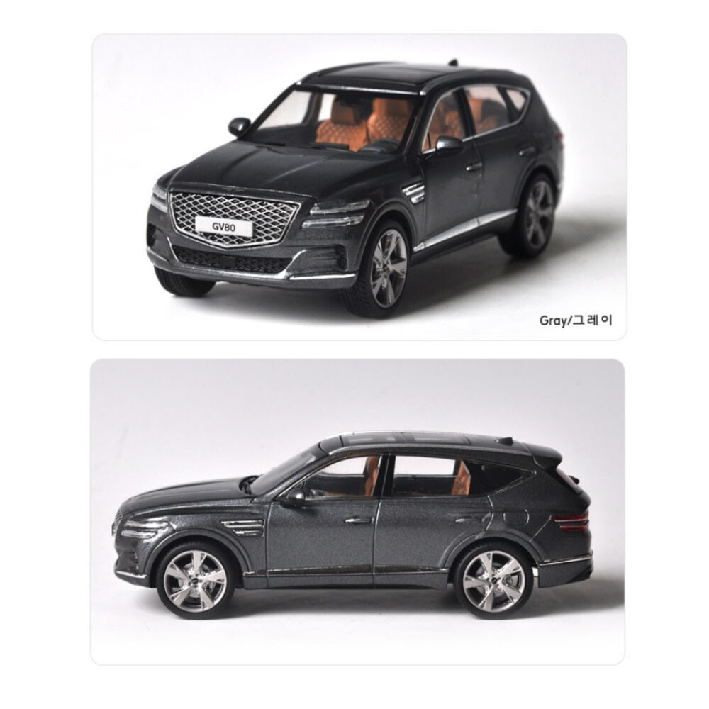 Genesis GV80 Motors Mini Car Diecast 1:43 Scale Miniature Display