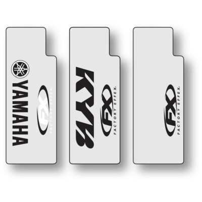 Factory Effex Fork Shield Decal - Yamaha - Blue | 06-38206 | eBay