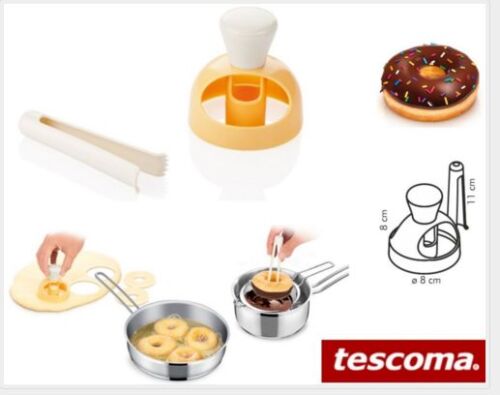 Forma Stampo Ciambella Doughnuts Con Pinza Ciambellina Delicia Tescoma Cucina - Foto 1 di 1