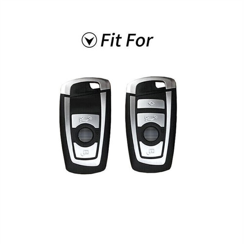 Carbon Fiber Shell Skin Car Remote Key Fob Case Cover For BMW 3 5 7 Series X2 X5 - Bild 2 von 12