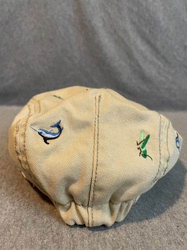 Baby Gap M/L Beige Adjustable Toddler Child Newsboy Cap Hat - Picture 5 of 9