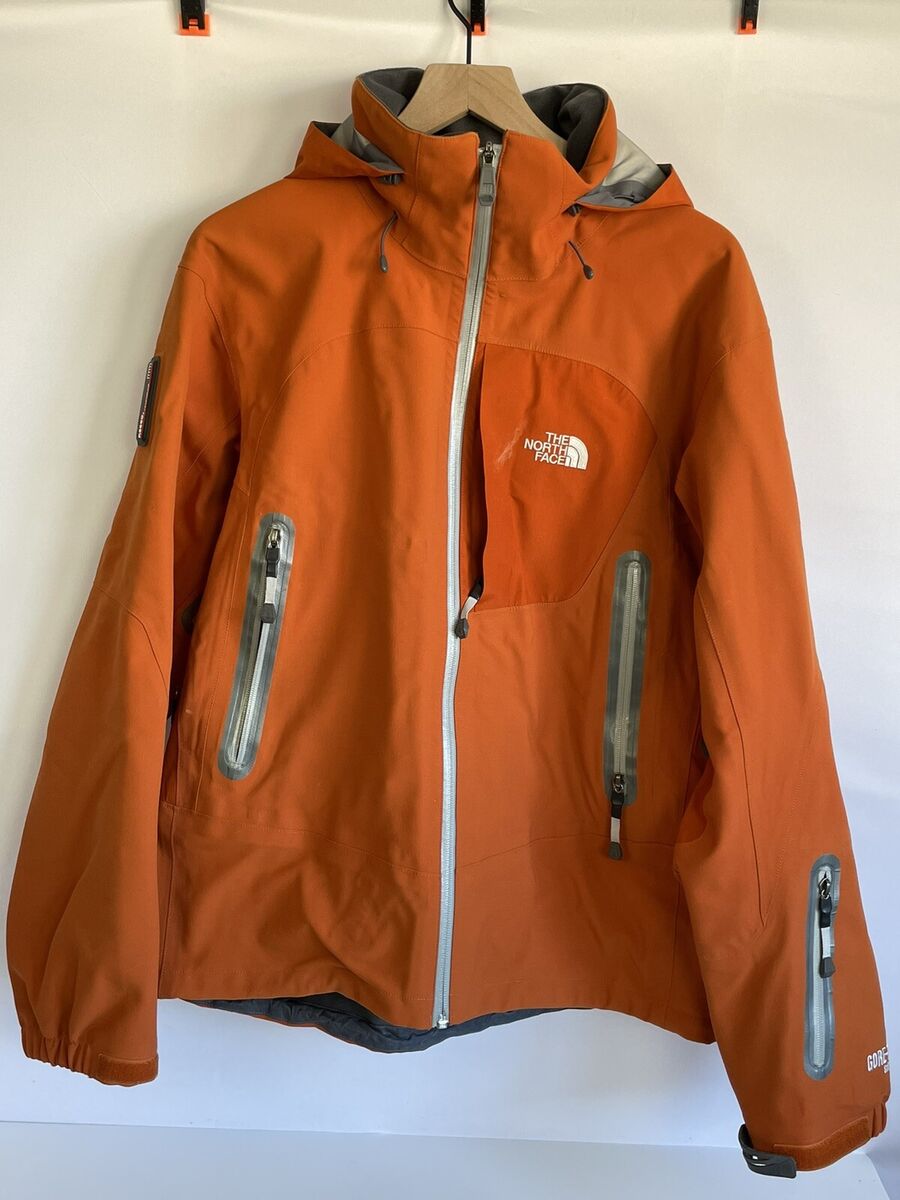 The North Face Summit Series Goretex Soft Shell Orange Jacket Men’s M RECCO