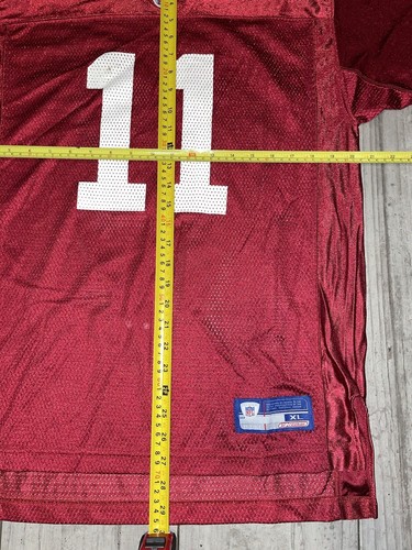 Arizona Cardinals Larry Fitzgerald #11 Reebok Jersey Youth Sz XL *Used* Red - Picture 7 of 11