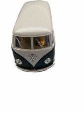 5" Kinsmart 1962 Volkswagen Classical Bus w/Decal 1:32 Diecast Love Peace GREEN