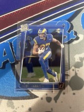 JACOB HARRIS 2021 Panini Clearly Donruss RATED ROOKIE LA Rams