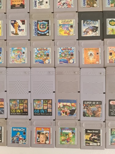RARE NEW NEUF GAME BOY GAMEBOY LOT GAMES JEUX NOE FAH SCN USA UKV ASI FRG 84 - Zdjęcie 6 z 94