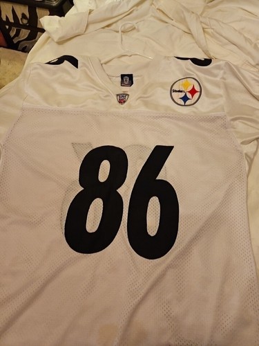 VTG Pittsburgh Steelers Hines Ward #86 White Reebok On Field Jersey Men's XL EUC - Picture 3 of 12