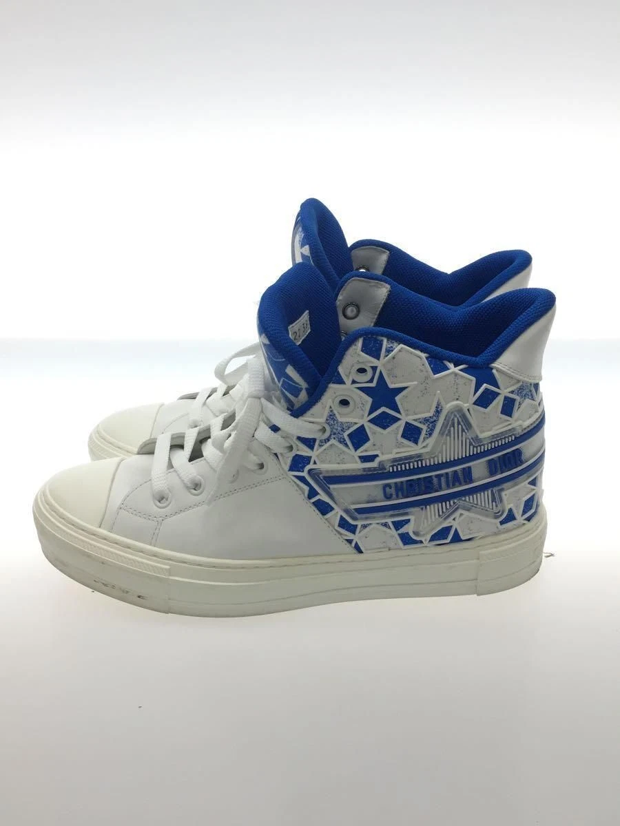 Baskets montantes Christian Dior Walk'N'Dior étoile brillante Montantes 38 blanc
