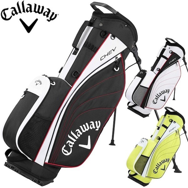 Callaway CHEV ゴルフキャディバッグ 黒/黄緑 Callaway CHEV ゴルフキャディバッグ 黒/黄緑 Callaway CHEV