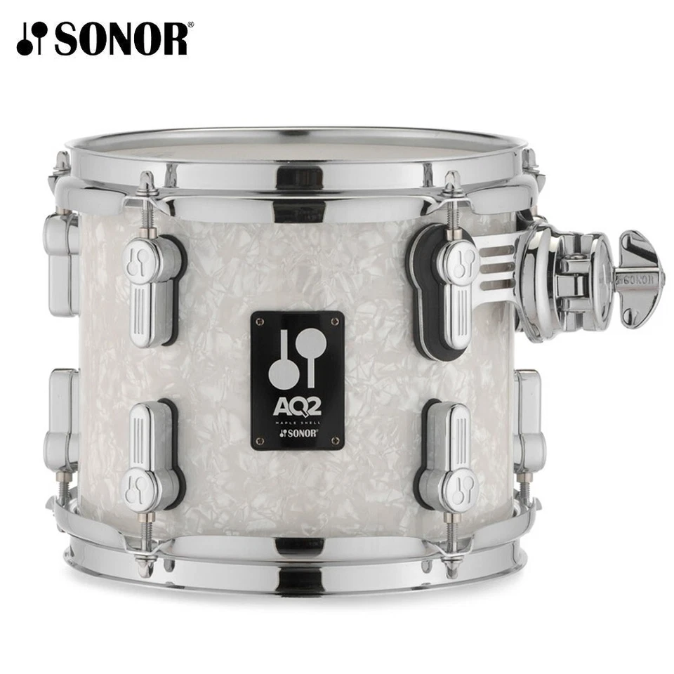 Sonor AQ2 Series 8" x 7" Maple Rack Tom White Marine Pearl AQ2-0807-TT-WHP