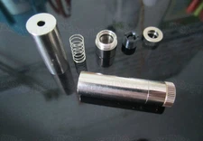 2 set 12mmx30mm Fousable Laser diode Module House with Lens for TO-5 9mm LD 