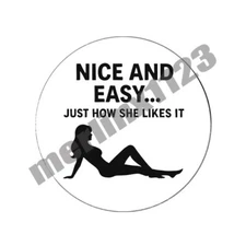 Nice And Easy Just How She Likes It Funny Golf Ball Marker Novelty Gift