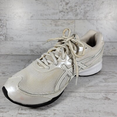 Asics T080N Gel-Harumi White Mesh Lace-Up Running Sneakers