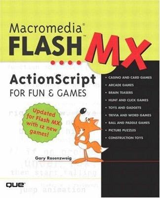 Macromedia Flash MX ActionScript for Fun and Games, Rosenzweig, Gary, Good Book