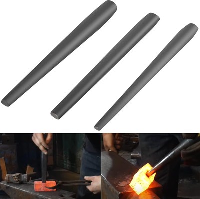 Blacksmith Knifemakers Tomahawk Large Hammer Mouse Axe Eye Drift Tools Set 3 PCS