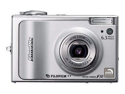 Fujifilm FinePix F Series F10 6.3MP Digital Camera - Silver for