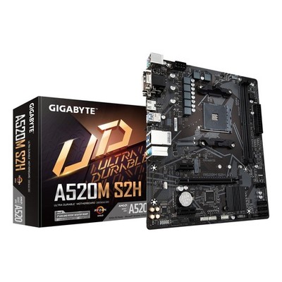 Motherboard GIGABYTE A520M S2H - Micro ATX - Socket AM4 - AMD A520