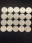 1941-1945 Walking Liberty Half Dollars, 90% Silver, 20 Coin Lot