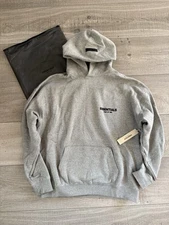 Fear Of God Essentials Hoodie Light Oatmeal Size Medium Authentic ✅
