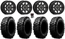 Valor V13 Beadlock 15" Wheels Dark Tint 29" Carnivore Tires Textron Wildcat XX