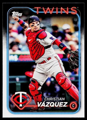 2024 Topps Minnesota Twins #MIN-17 Christian Vázquez | Baseball Card