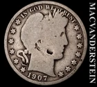 1907-O Barber Half Dollar- Scarce Better Date- No Reserve #L5626