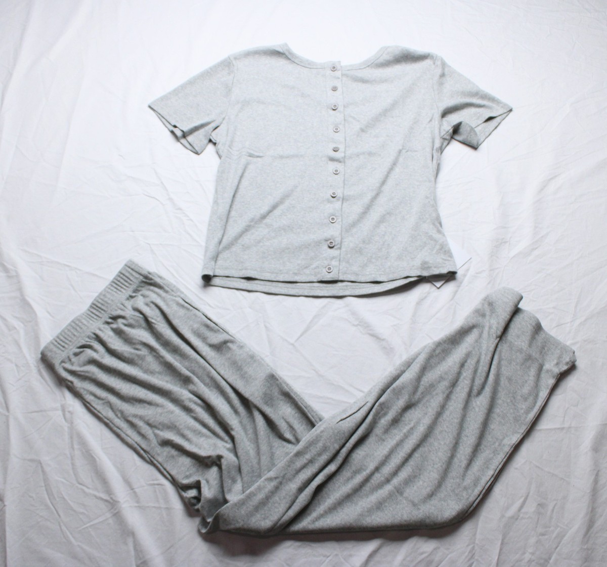 Katch Me Women's Casual S/S Top Trousers Co-ord EH6 Grey Size 2XL/3XL NWT