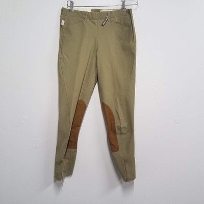The Tailored Sportsman  Womens 28L Schooling Low Rise Side-Zip Breeches NWT